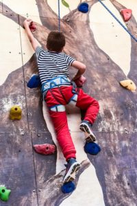 kid climbing